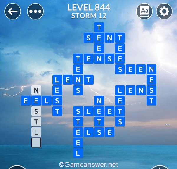 Wordscapes Level 844