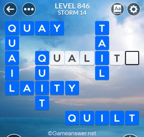 Wordscapes Level 846