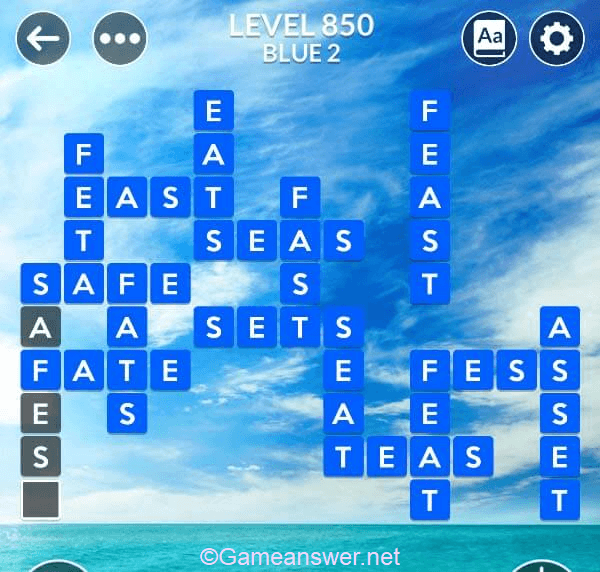 Wordscapes Level 850