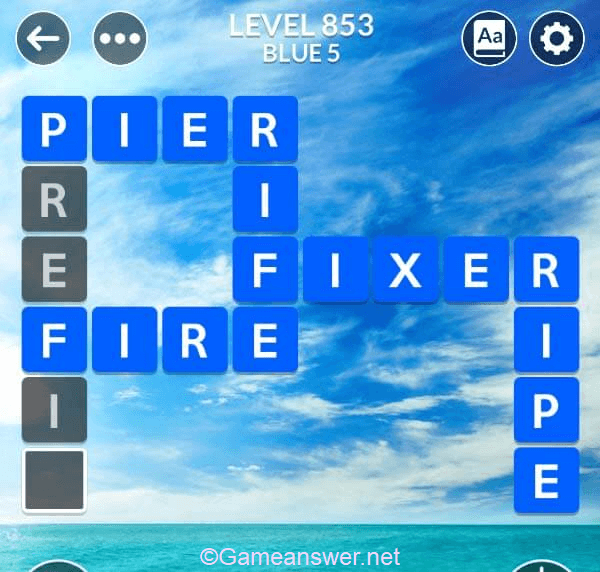 Wordscapes Level 853