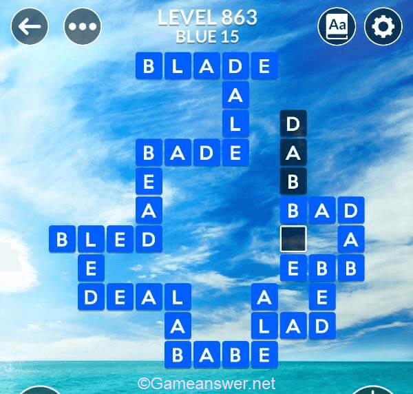 Wordscapes Level 863