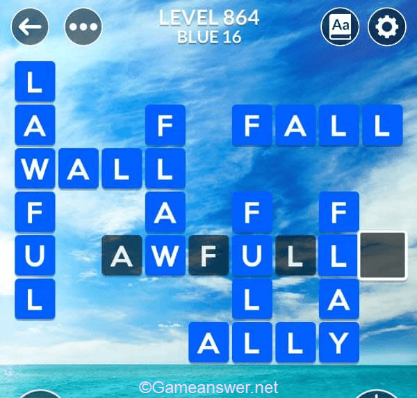 Wordscapes Level 864