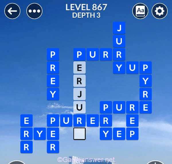 Wordscapes Level 867