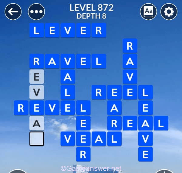 Wordscapes Level 872