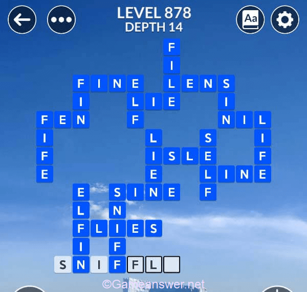 Wordscapes Level 878