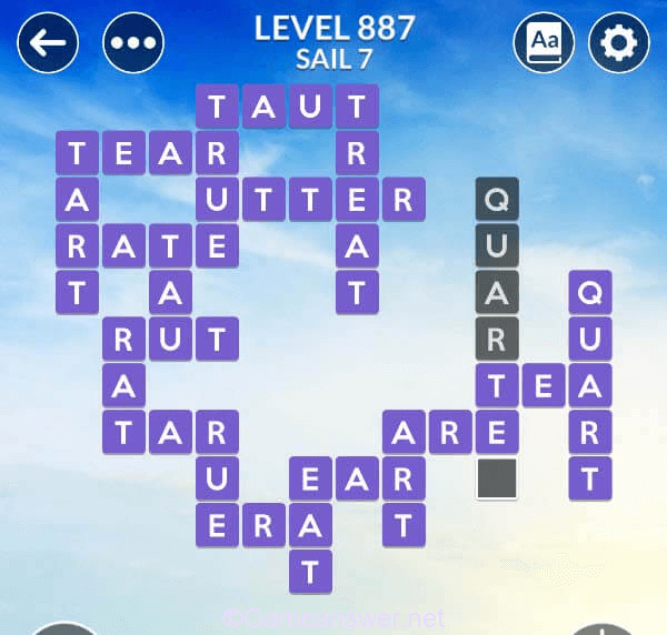 Wordscapes Level 887