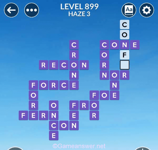 Wordscapes Level 899