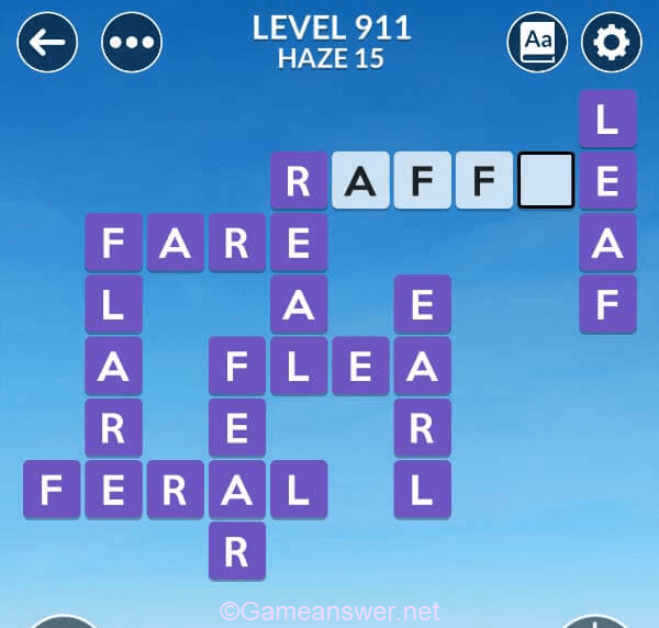 Wordscapes Level 911 Answers [ + Bonus Words ] GameAnswer