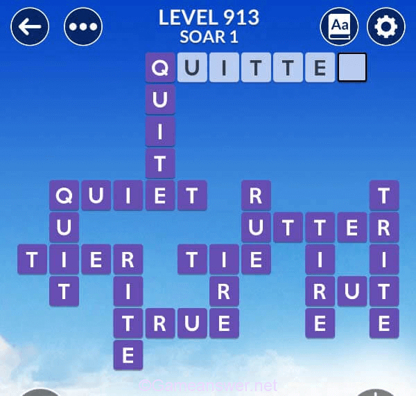 Wordscapes Level 913