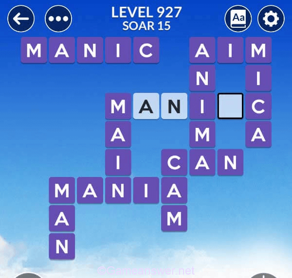 Wordscapes Level 927