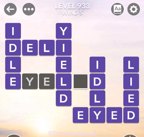 Wordscapes Level 933