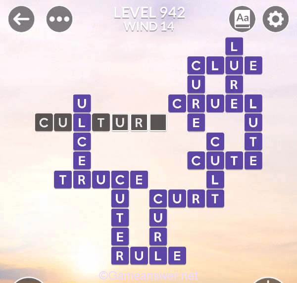 Wordscapes Level 942