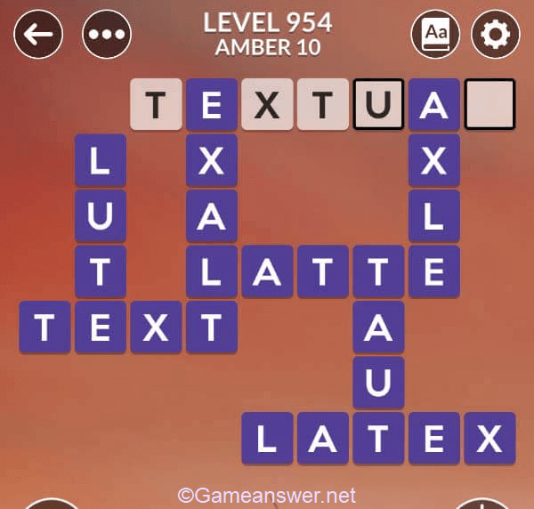 Wordscapes Level 954