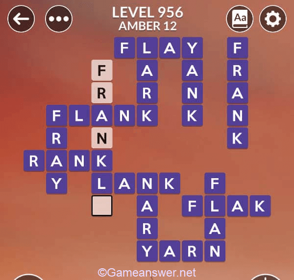 Wordscapes Level 956