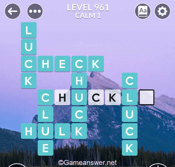 Wordscapes Level 961
