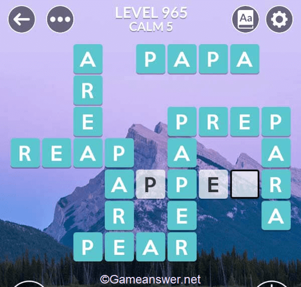 Wordscapes Level 965