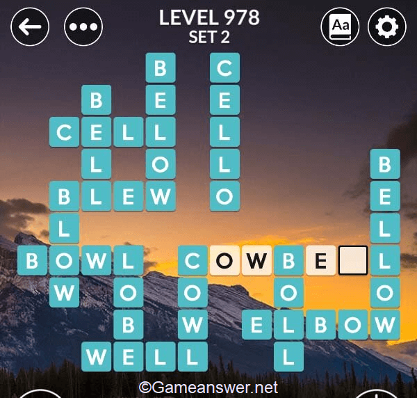 Wordscapes Level 978