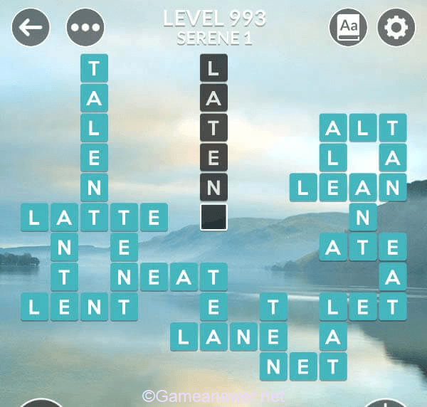 Wordscapes Level 993