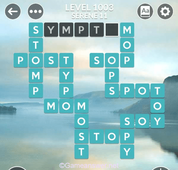 Wordscapes Level 1003