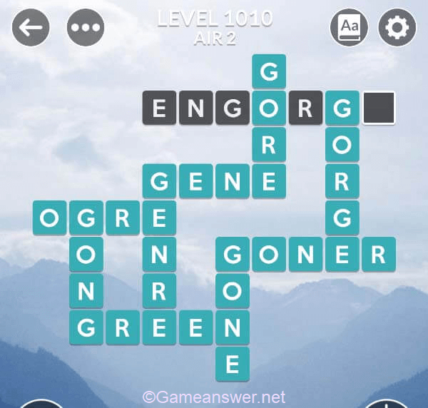 Wordscapes Level 1010