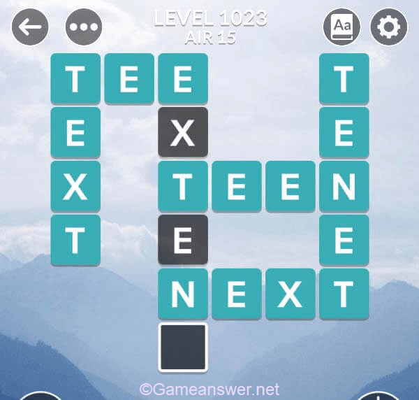 Wordscapes Level 1023