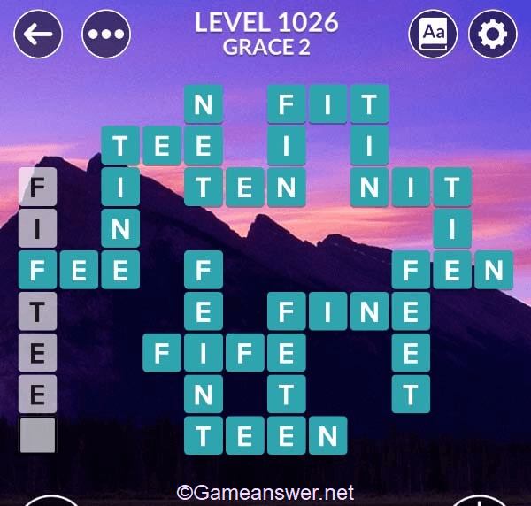 Wordscapes Level 1026