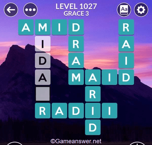 Wordscapes Level 1027