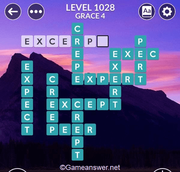 Wordscapes Level 1028
