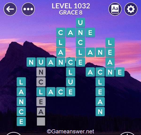 Wordscapes Level 1032