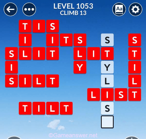 Wordscapes Level 1053
