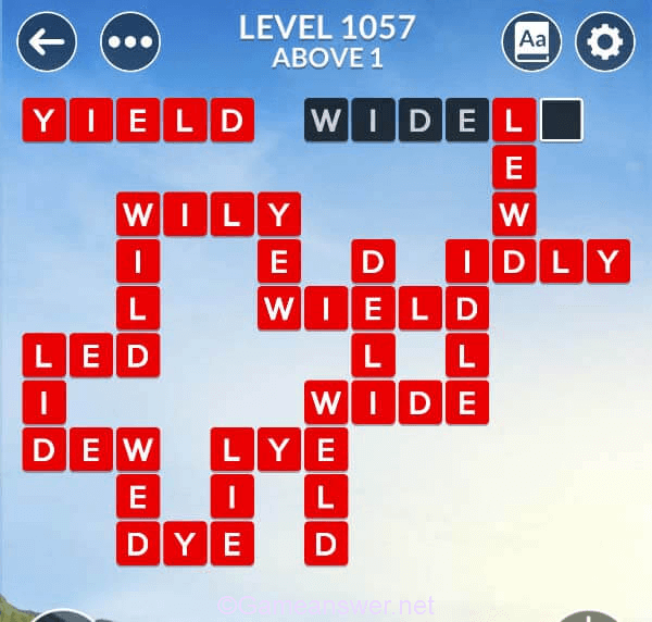 Wordscapes Level 1057