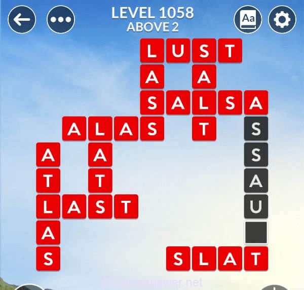 Wordscapes Level 1058