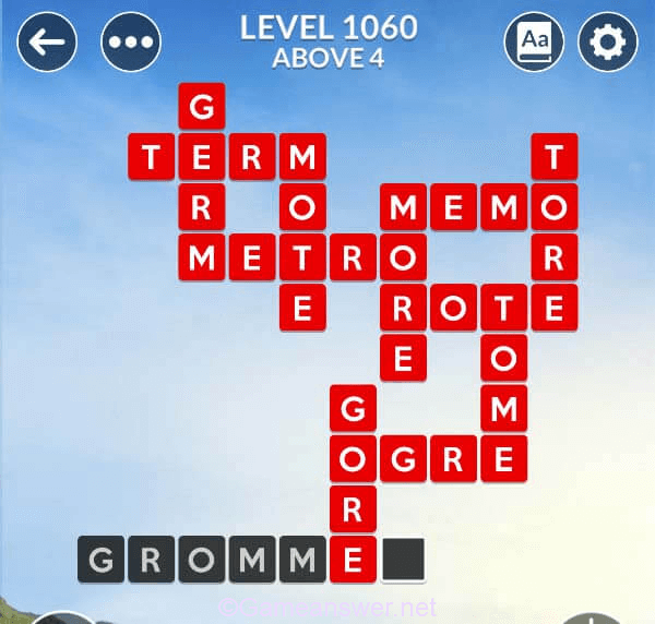 Wordscapes Level 1060