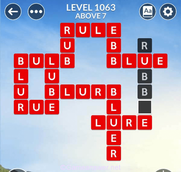 Wordscapes Level 1063