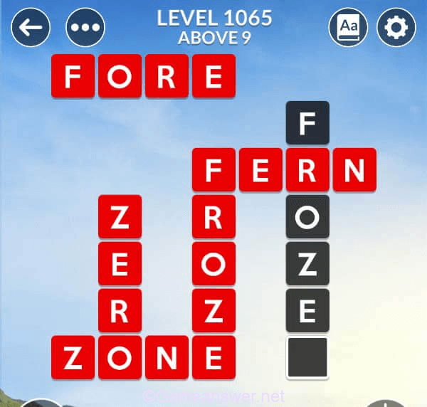 Wordscapes Level 1065