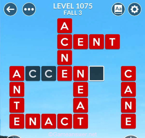 Wordscapes Level 1075