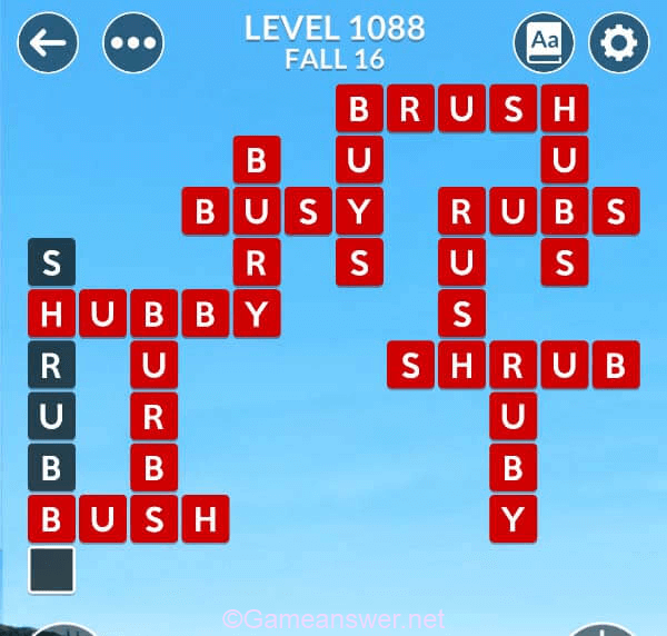 Wordscapes Level 1088